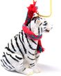 Tiger Tiny One Christmas Ornament White