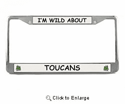 Toucan License Plate Frame