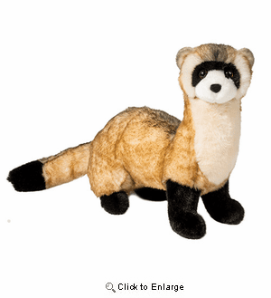 "Vince" Black Footed Ferret 10" Plush by Douglas Toy