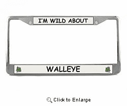 Walleye License Plate Frame