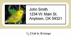 Warbler Address Labels