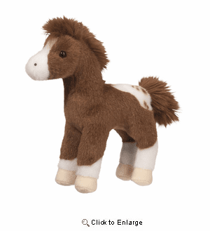 "Warrior" Blanket Appaloosa Horse Plush Stuffed Animal 8" by Douglas Toy