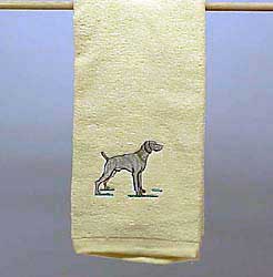 Weimaraner Hand Towel