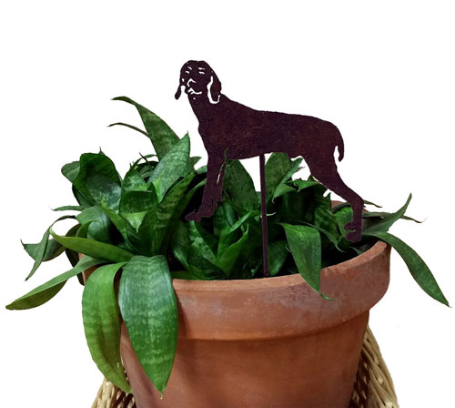 Weimaraner Plant Stake