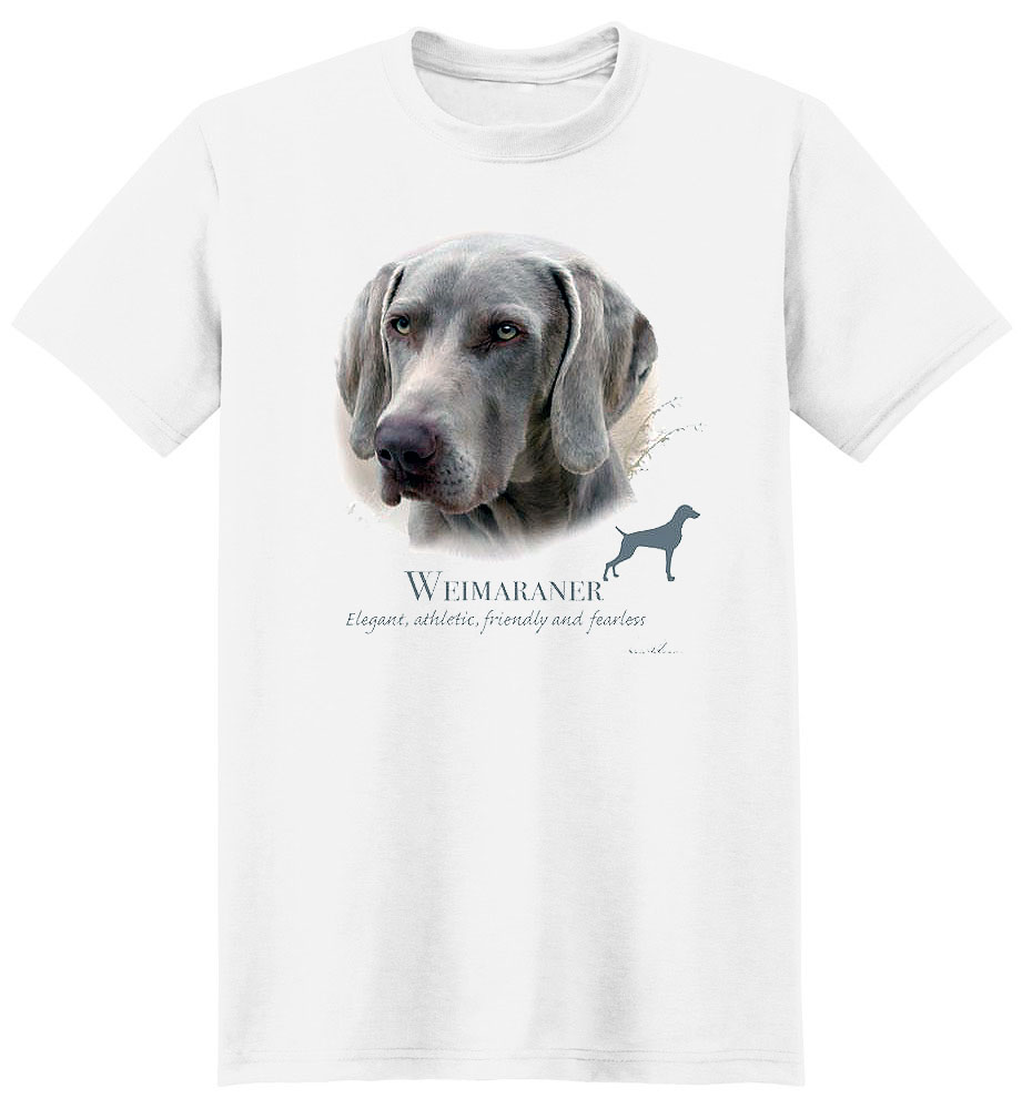 Weimaraner T Shirt by Howard Robinson