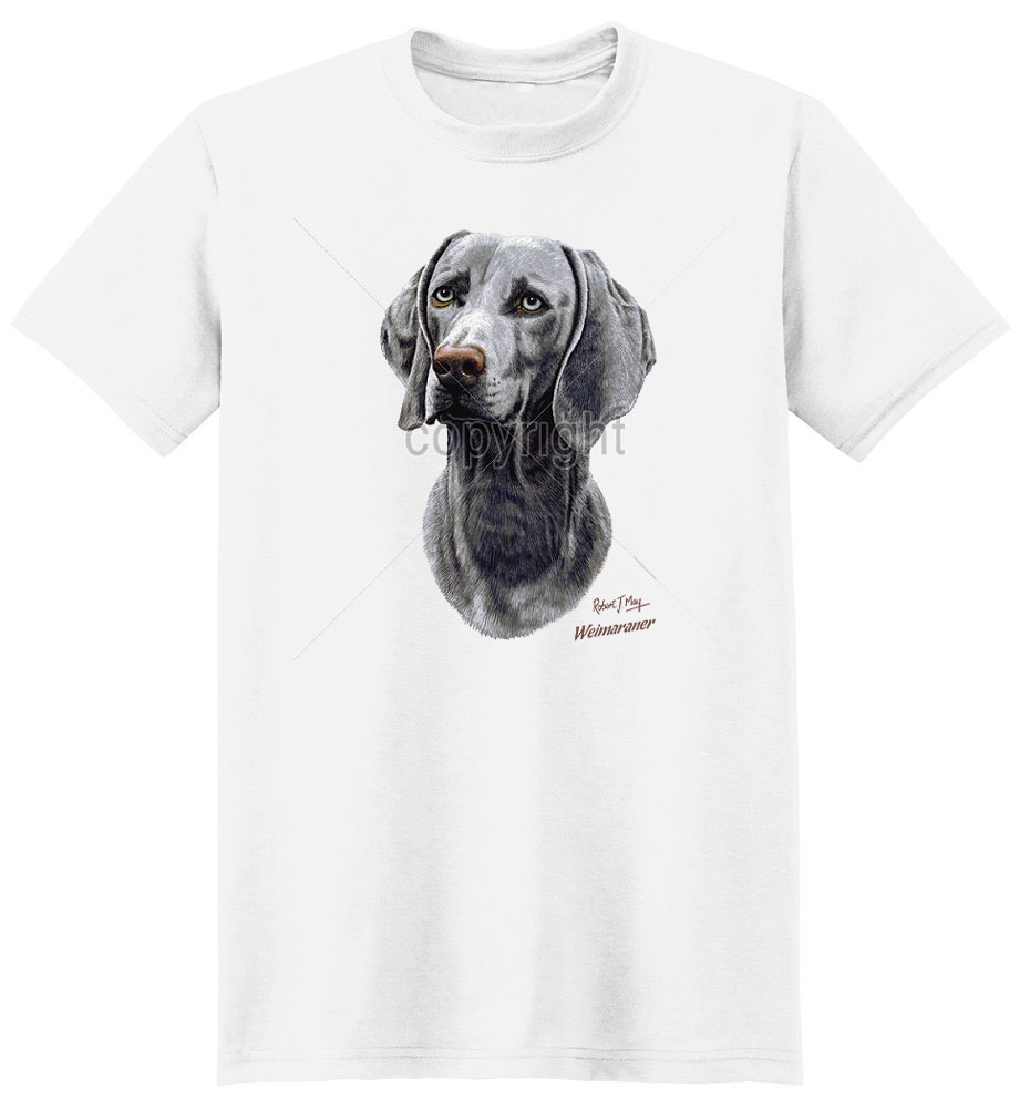 Weimaraner T Shirt by Robert May