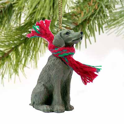 Weimaraner Tiny One Christmas Ornament