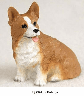 Welsh Corgi Pembroke Miniature Figurine