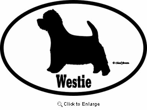 West Highland Bumper Sticker Euro