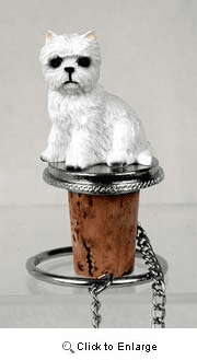 West Highland Terrier Bottle Stopper