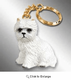 West Highland Terrier Keychain