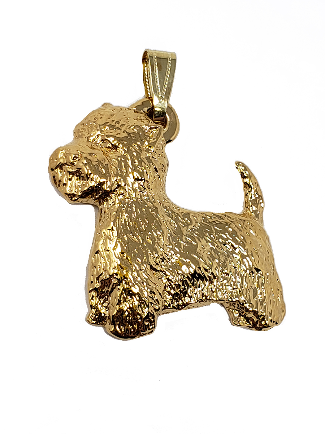 Westie  24K Gold Plated Pendant