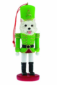 Westie Ornament Nutcracker