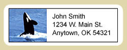 Whale Address Labels