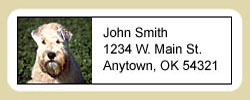 Wheaten Terrier Address Labels