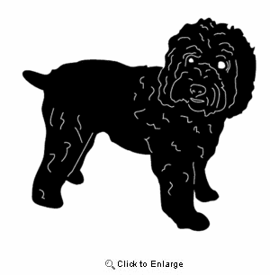 Wheaten Terrier Garden Stake