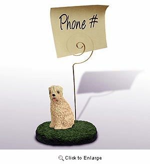 Wheaten Terrier Note Holder