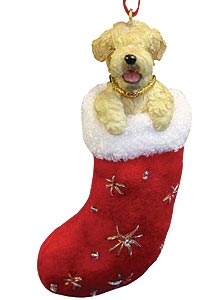 Wheaten terrier christmas ornament