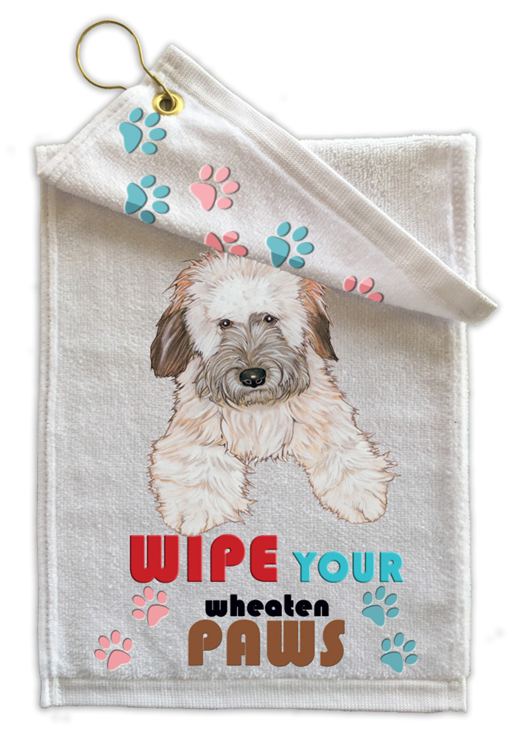 Wheaten Terrier Paw Wipe Towel