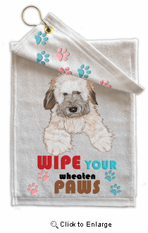 Wheaten Terrier Paw Wipe Towel