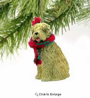 Wheaten Terrier Tiny One Christmas Ornament