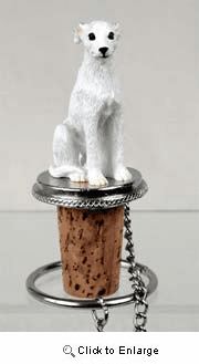 Whippet Bottle Stopper (White)