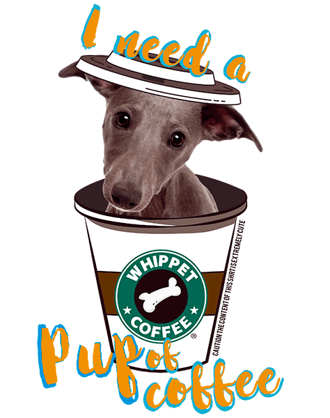 Whippet T Shirt - Coffee Mug