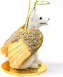 White German Shepherd Christmas Ornament Angel