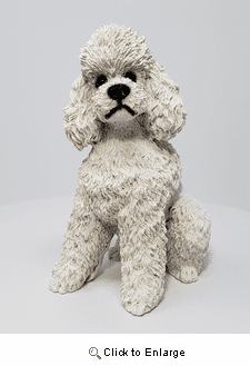 White Poodle Figurine
