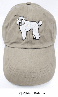 White Poodle Hat