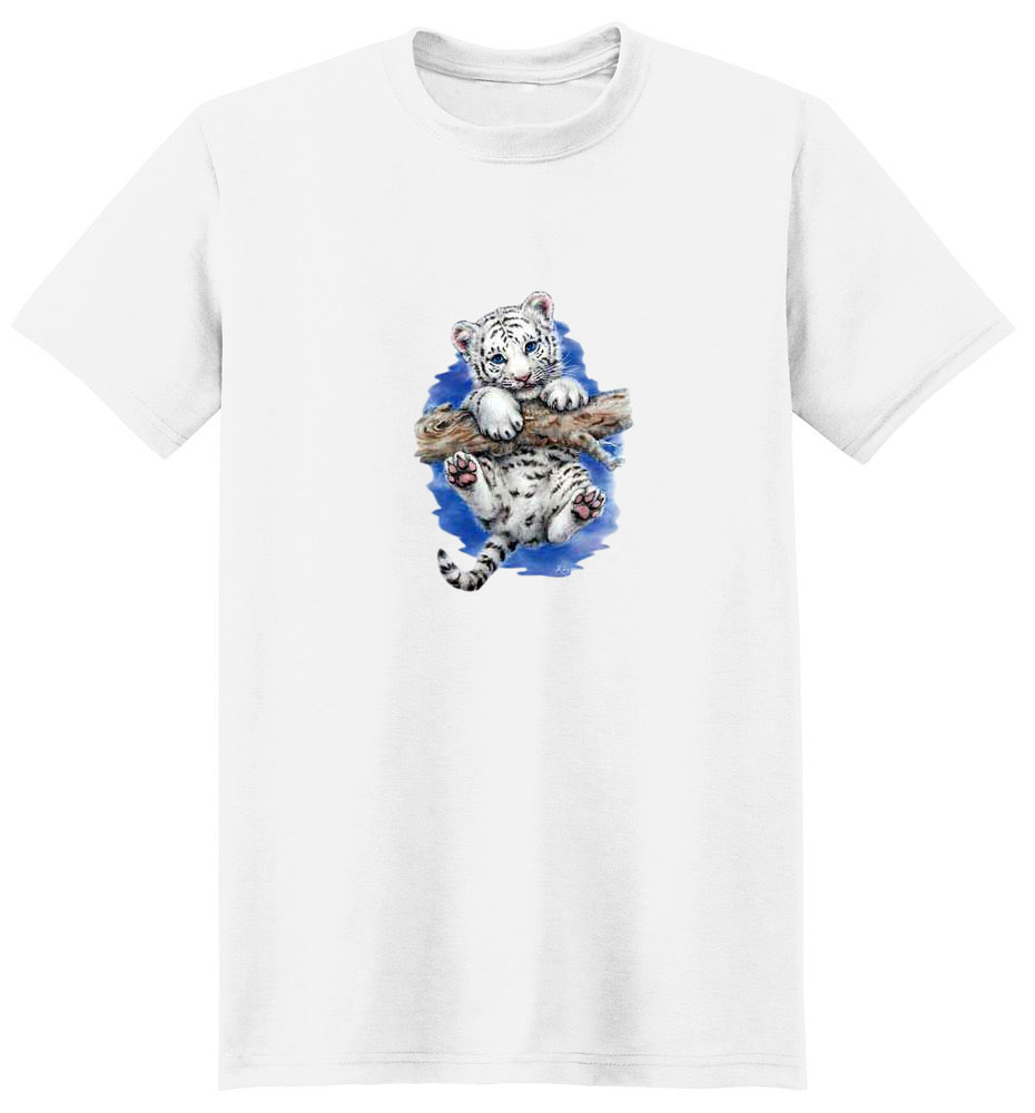 White Tiger T-Shirt - Cub