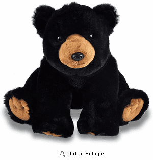 Wild Republic "Black Bear" Plush Stuffed Animal Cuddlekins 12"