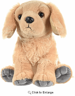 Wild Republic "Golden Retriever" Plush Stuffed Animal Pet Shop 12"