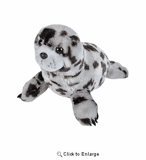 Wild Republic "Harbor Seal" Plush Stuffed Animal Cuddlekins 15"
