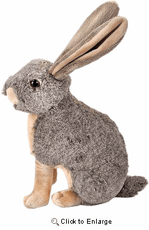 Wild Republic "Hare" Plush Stuffed Animal Cuddlekins 12"