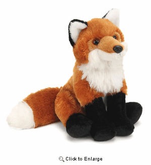 Wild Republic "Red Fox" Plush Stuffed Animal Cuddlekins 8"