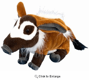 Wild Republic "Red River Hog" Plush Stuffed Animal 12"