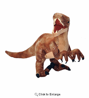 Wild Republic "Velociraptor" Plush Stuffed Animal Dinosaur 17"