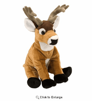 Wild Republic "White-Tailed Buck" Plush Stuffed Animal Cuddlekins 12"