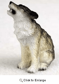 Wolf Miniature Figurine - Timber