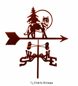 Wolf Weathervane