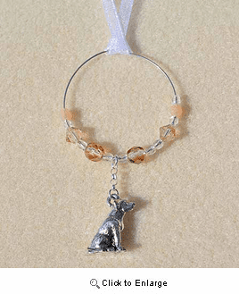 Yellow Lab Car Charm - Sun Catcher