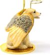 Yellow Lab Christmas Ornament Angel