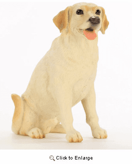 Yellow Lab Figurine