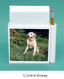Yellow Lab Hold-a-Note