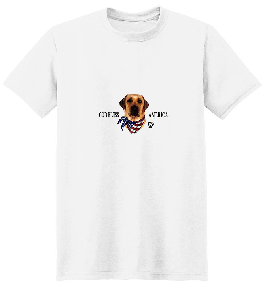 Yellow Lab T-Shirt - American Dog