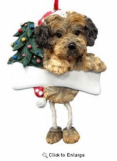 Yorkipoo Christmas Tree Ornament - Personalize