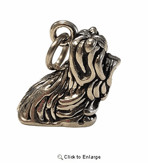 Yorkshire Terrier Sterling Silver Charm