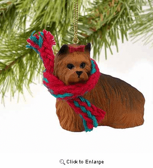 Yorkshire Terrier Tiny One Christmas Ornament