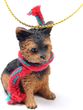 Yorkshire Terrier Tiny One Christmas Ornament Puppy Cut